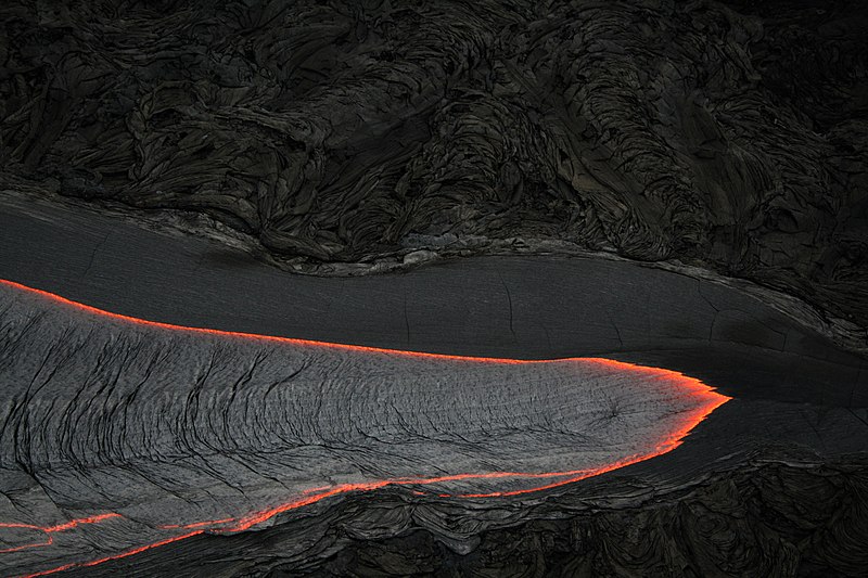 File:Pāhoehoe Lava flow.JPG