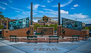 Packers Heritage Trail Plaza in downtown Green Bay.