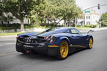 Huayra 730S (now known as Da Vinci) on the road