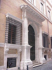 Portale di Palazzo Baldassini, Roma, 1517 ca.