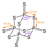五硫化二リンの構造
