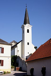 Pilgersdorf Place in Burgenland, Austria