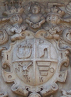 Polish coats of arms in Olesko castle entrance.PNG