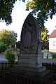 World War I memorial to dead soldirs from the village of Vojníkov - west side, Písek District, Czech Republic.