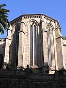 Abside e vetrata della chiesa di San Francisco