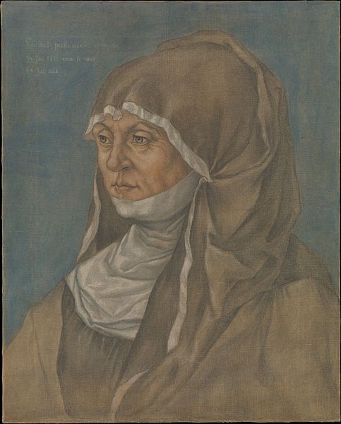 File:Portrait of a Woman, Said to Be Caritas Pirckheimer (1467–1532) MET DP221628.jpg