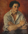 Portrait of a Young Man - 1930 by Amrita Sher-Gil.png