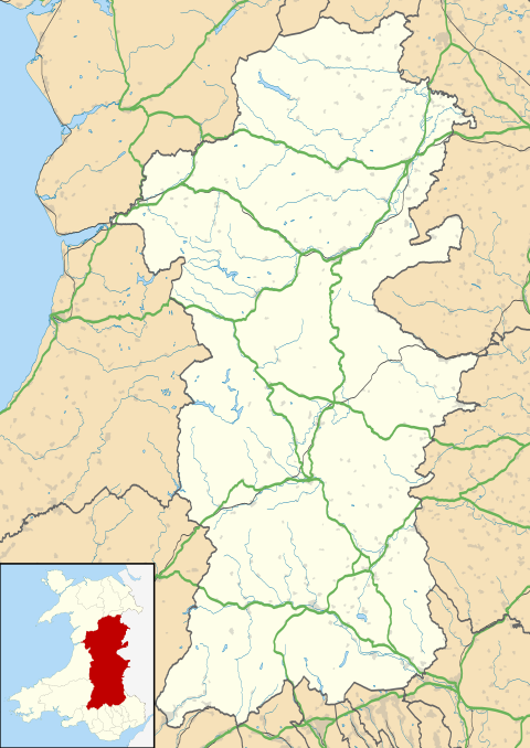 Builth Wells is located in Powys