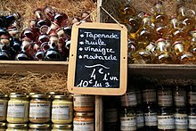 Vaison-la-Romaine'deki yerel ürünler