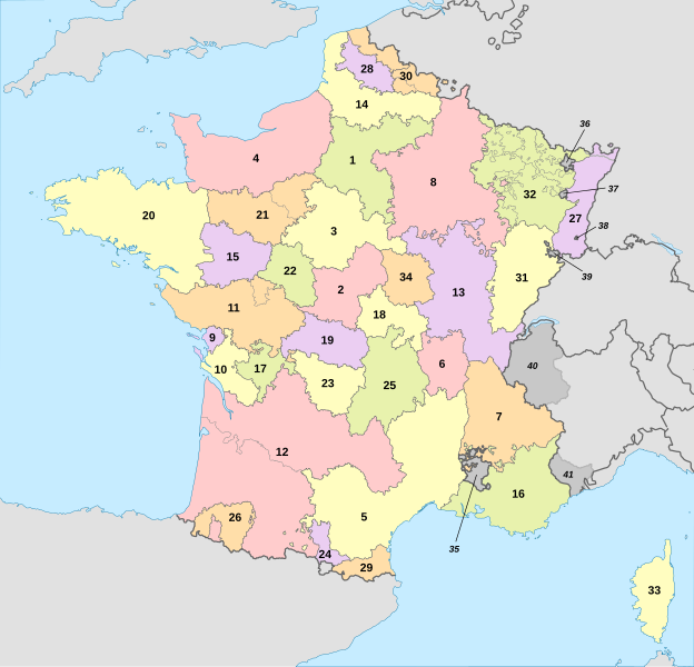 File:Provinces of France (numered).svg