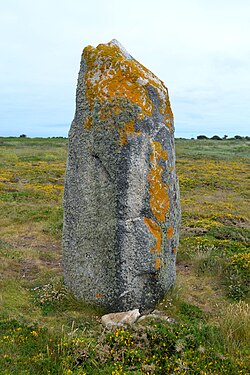 Image illustrative de l’article Menhir de la pointe d'Er-Limouzen