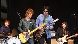 Band optreden in T in the Park, Schotland, 2008