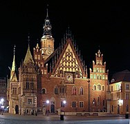 Hôtel de ville de Wrocław, Pologne.