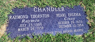 Raymond Chandler gravestone.jpg