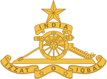 Regiment of Artillery Insignia (India).svg