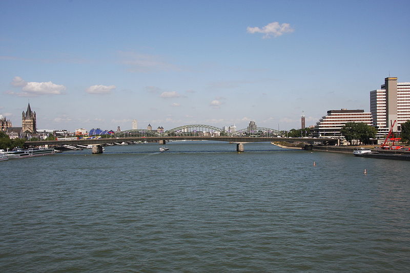 File:Rhine in Cologne, Germany Deutzer Brücke (Deutzer Bridge) PNr°0159.JPG