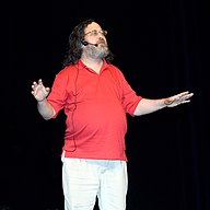 Imagine înfățișând Richard Stallman