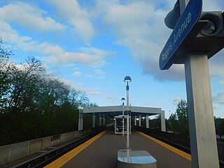 <span class="mw-page-title-main">Rogers Avenue station</span> Metro SubwayLink station in Baltimore, Maryland, US