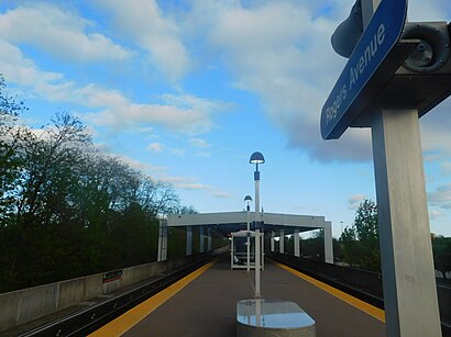Rogers Avenue station - April 2019.jpg