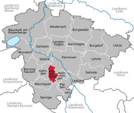 Kaart van Ronnenberg