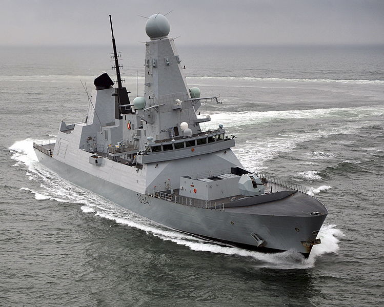 File:Royal Navy Type 45 Destroyer HMS Diamond MOD 45152334.jpg