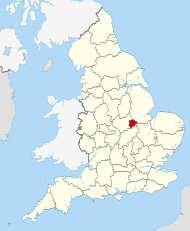 Pozicija Rutlanda na karti Engleske
