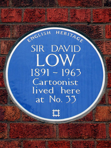 File:SIR DAVID LOW 1891-1963 Cartoonist lived here at No. 33.jpg