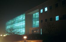 The Engineering Building as seen at night SIUE Engineering Building Night.jpg
