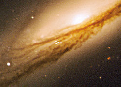 Ο υπερκαινοφανής SN 2002bo (ESO/VLT Μάρτιος 2003).