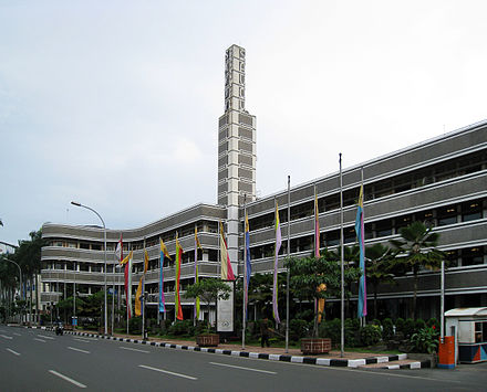 The Savoy Homann hotel along the Great Post Road in Bandung. The original Homann hotel opened in 1872; the current building was built in 1939.