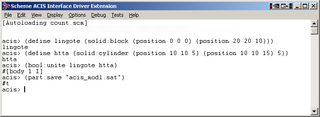 ACIS Geometric modeling kernel developed by Spatial Corporation