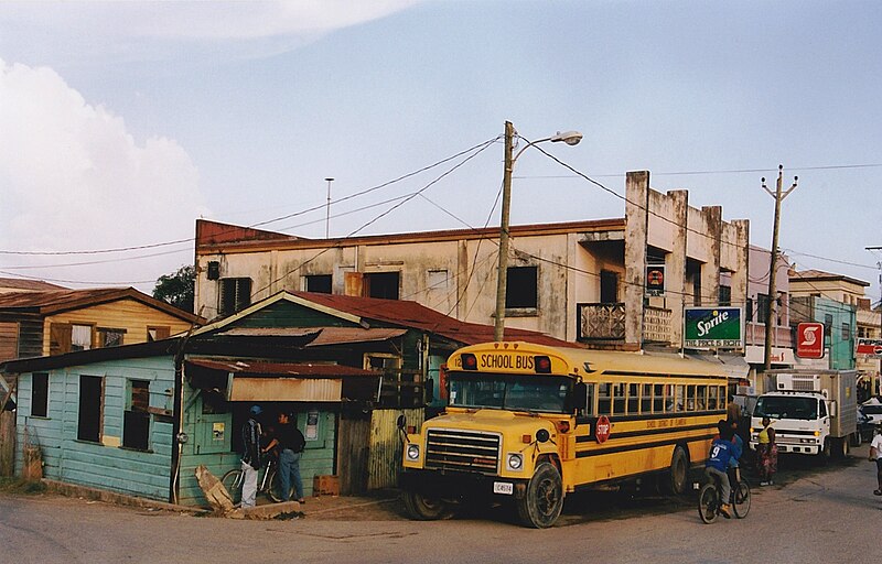 File:School bus, The Price Is Right, Scotia Bank, Belize.jpg