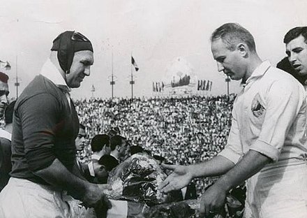 Viorel Morariu (right) captained Romania in the 1950s and early 1960s.