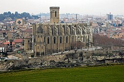 Manresa, omgiven av basilikan Santa Maria de Manresa