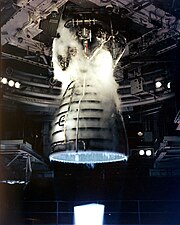 Shuttle Main Engine Test Firing