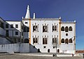 * Nomination Right side of Main facade of Palácio Nacional de Sintra / Portugal --Imehling 06:25, 16 March 2022 (UTC) * Promotion  Support Good quality. The visible dust spot should be removed. --Steindy 13:49, 16 March 2022 (UTC)  Done --Imehling 17:43, 16 March 2022 (UTC)