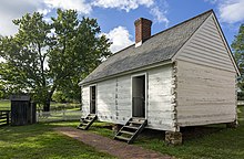 Appomattox Court House National Historical Park, Virginia Slave quarters Appomattox VA1.jpg