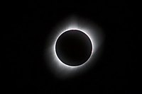 Totality and prominences as seen from Glenrock, Wyoming