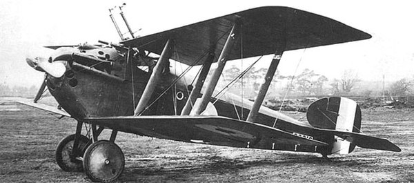 Sopwith Dolphin with upward-firing guns