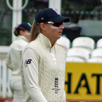 Sophie Ecclestone, 2019 Ashes Test.jpg