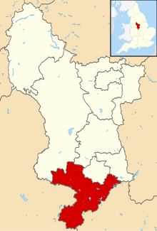 South Derbyshire UK locator map.svg