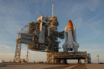 Space Shuttle Atlantis at Launch Complex 39A