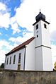 This is a picture of the Bavarian Baudenkmal (cultural heritage monument) with the ID D-6-78-150-72 (Wikidata) Kirche St. Bartholomäus, Bartholomäusplatz, Oberspiesheim, Gemeinde Kolizheim, Unterfranken, Deutschland