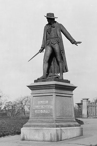 <span class="mw-page-title-main">William Prescott</span> American colonel in the Revolutionary War