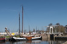 Blick auf die Zugbrücke bei der Frau von Stavoren