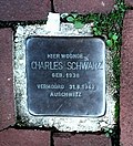 Stolperstein Charles Schwarz, Vaals.jpg