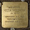 Stolperstein Eosanderstr 31 (Charl) Hulda Holzheim.jpg