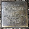 Stolperstein Gardeschützenweg 51 (Lichf) Käthe Silberstein.jpg
