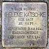 Stolperstein Giesebrechtstr 18 (Charl) Helene Katschke.jpg