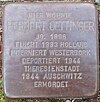 Stolperstein Haynstrasse 2 (Herbert Oettinger) Hamburg-Eppendorfban. JPG